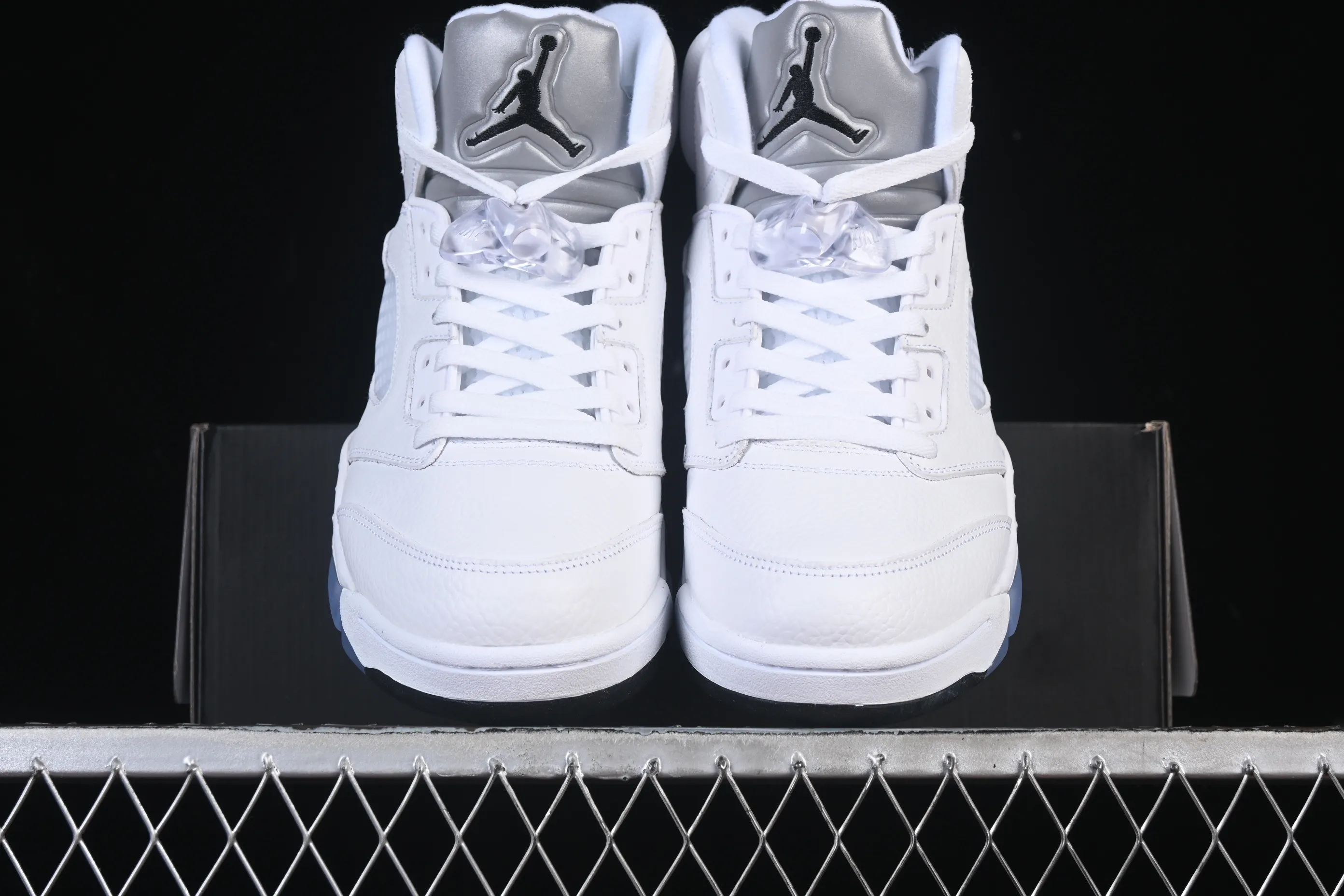 All categories Air Jordan Jordan series basketball shoes Air Jordan 5 Air Jordan 5 Retro "White Metallic" AJ5 Joe 5 Silver HQ7978-103